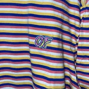 Odd Future Multicolor Striped Long Sleeve Tee
